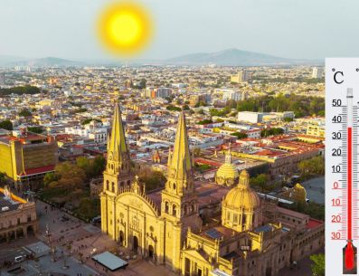 Las altas temperaturas que azotan al AMG responden a una circulación anticiclónica en niveles medios de la atmósfera. ESPECIAL / CANVA