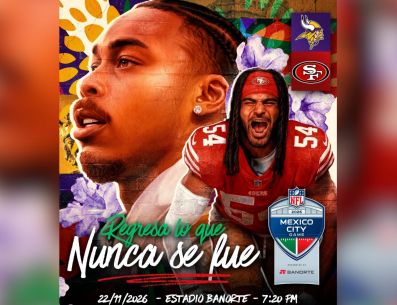 Con este anuncio, la NFL refuerza su presencia en México y deja claro que el país continúa siendo uno de sus mercados más importantes fuera de Estados Unidos. X / @nflmx