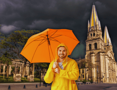 A pesar de las lluvias pronosticadas, el ambiente cálido no dará tregua a los ciudadanos tapatíos. ESPECIAL / CANVA