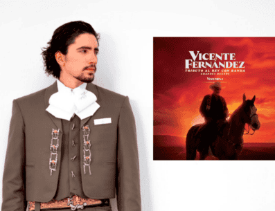 La producción fue supervisada por Vicente Fernández Jr., el hijo mayor de Chente. ESPECIAL / SONY MUSIC