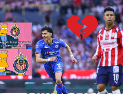 Las redes sociales se inundaron de memes que retratan la tristeza de los aficionados de Chivas y la inmensa alegría de los de Cruz Azul. ESPECIAL / X / IMAGO7 / ARCHIVO
