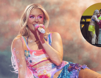 Este fin de semana la artista se presentó por primera vez en México. ESPECIAL / IG / @zaralarsson / TIKTOK / @qandreamatam_