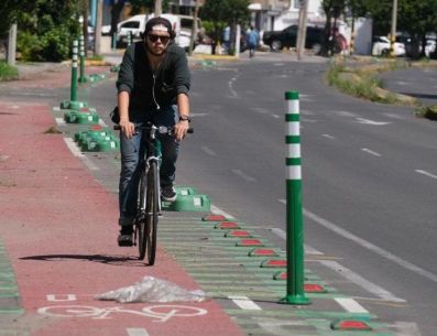 La Ciudad está en cuarto lugar en Latinoamérica en infraestructura ciclista. ESPECIAL/Gobierno de Guadalajara