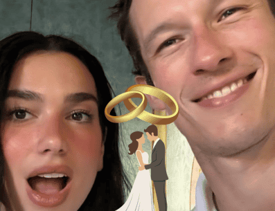 Y si bien eran pocos los que fueron a la boda civil de Dua Lipa y Callum Turner, aún tienen pendiente la celebración. INSTAGRAM / @callumturner