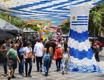 El Mundial llega al Centro de Zapopan con el Cielo Tejido de Etzatlán. EL INFORMADOR / J. ACOSTA