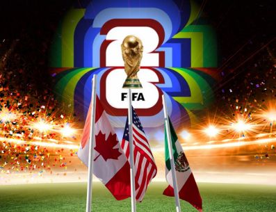 Para los organizadores, el trabajo conjunto de las tres naciones norteamericanas representa "una muy buena señal" para lograr "un Mundial pacífico". ESPECIAL / CANVA