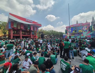 40 mil aficionados que se dieron cita en el Fan Fest de Guadalajara. EL INFORMADOR / O. GONZALEZ