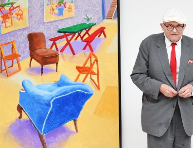 David Hockney en una exhibición en Londres. EFE / ARCHIVO