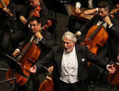 Plácido Domingo se presentó este jueves en el Conjunto Santander frente a mil 600 personas. EL INFORMADOR / A. NAVARRO