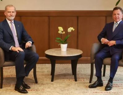 El monarca español afirmó que la relación bilateral continúa avanzando y que ambos países pueden construir un futuro próspero. EFE/ Casa De S.M. El Rey
