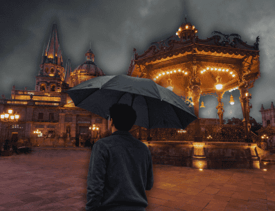 El Servicio Meteorológico Nacional advierte sobre una inestabilidad que propiciará precipitaciones significativas en la región occidente del país. ESPECIAL / CANVA