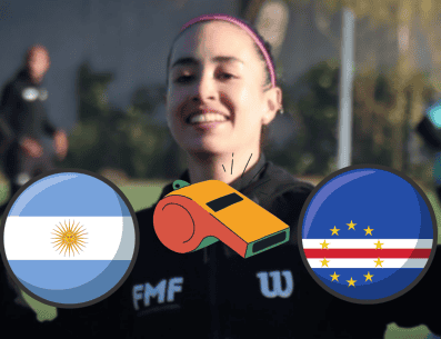 Katia Itzel García tiene el puesto de cuarta árbitra del compromiso internacional. INSTAGRAM / @kigm14