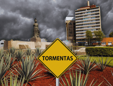 Se prevé que las precipitaciones inicien como chubascos aislados de moderada intensidad, pero tienen el potencial de intensificarse rápidamente hacia el anochecer. ESPECIAL / CANVA