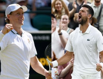 ¿Cuál será el futuro de la Semifinal entre Sinner, el campeón defensor de Wimbledon, y Djokovic, la leyenda viva del tenis? EFE / ARCHIVO