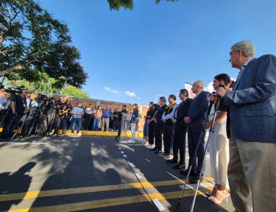 Fueron 210 metros de longitud los intervenidos en esta obra que conecta a ambos municipios. ESPECIAL