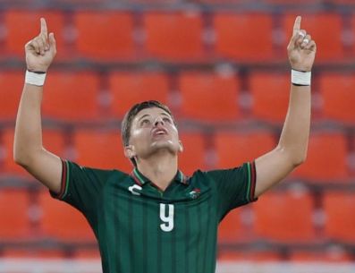 Tahiel Jiménez tuvo una gran actuación, logrando tres de los cuatro goles de la Selección Mexicana frente a Guatemala. ESPECIAL / X: @ClubSantos
