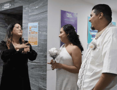 Con este matrimonio, el Gobierno de Zapopan reafirma que la inclusión se construye eliminando barreras físicas, de comunicación y de acceso a los servicios públicos. ESPECIAL/Gobierno de Zapopan