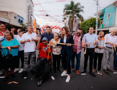 La intervención, informó la alcaldía, beneficia a más de 9 mil personas que viven y transitan por la zona. ESPECIAL/Ayuntamiento de Guadalajara