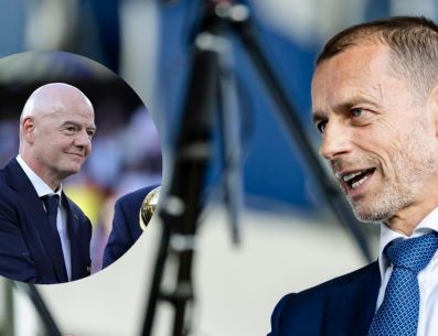 Aleksander Ceferin, presidente de la UEFA, quien ha mostrado su descontento a la FIFA y la dirección de Infantino. EFE / ARCHIVO