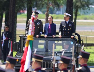 En su sexta visita oficial a Jalisco durante su administración, la Presidenta de México resaltó la importancia de las Fuerzas Armadas de México. EL INFORMADOR/A. Navarro