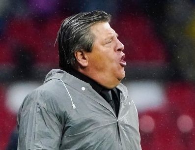 Miguel Herrera durante el partido entre Atlante y León que culminó en empate a uno. IMAGO7