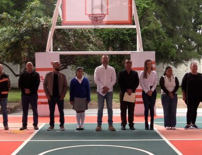 La inversión destinada a las obras de mejoramiento de la Escuela Primaria Emiliano Zapata fue de 2.5 millones de pesos. ESPECIAL/Gobierno de Tlajomulco