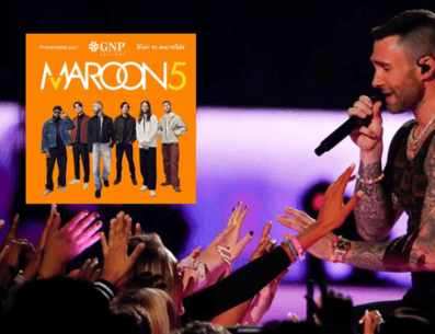 El show contó con grandes éxitos de los inicios de Maroon 5, como "She will be love". EFE / ARCHIVO / ESPECIAL / TIKETMASTER