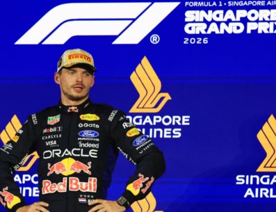 El neerlandés Max Verstappen (Red Bull) en el nocturno Gran Premio de Singapur EFE/F. Ismail